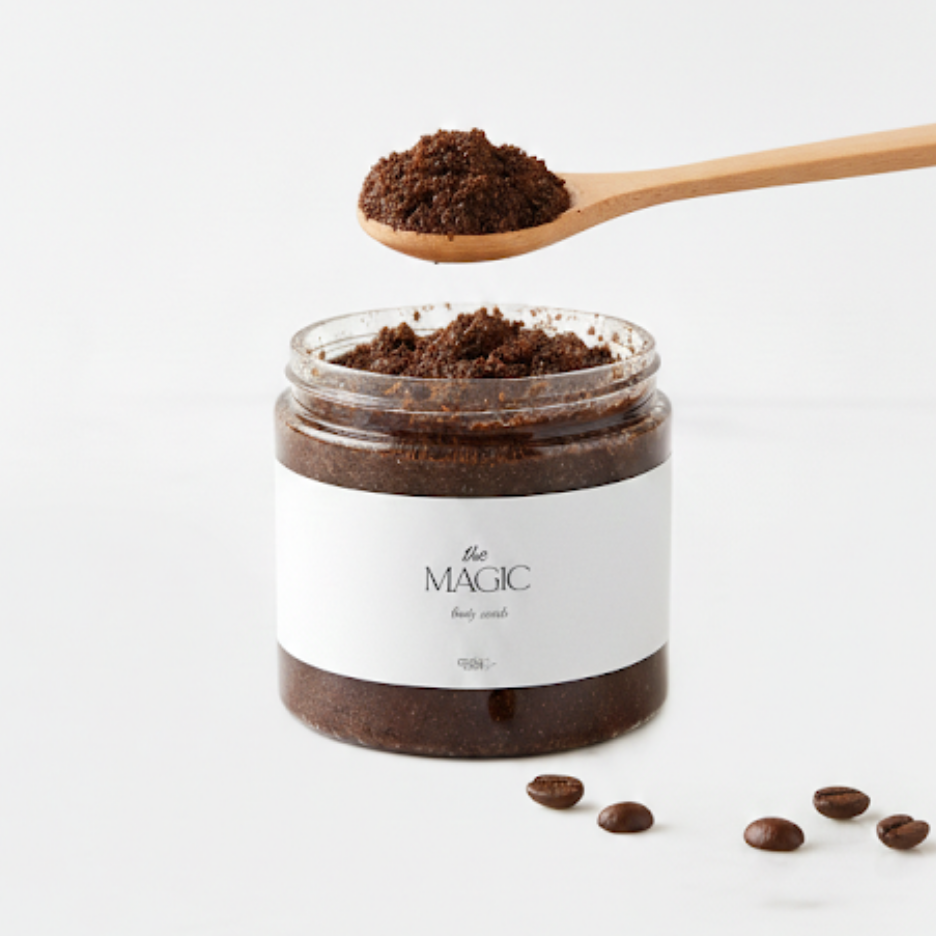 The magic coffee body scrub سكراب القهوه