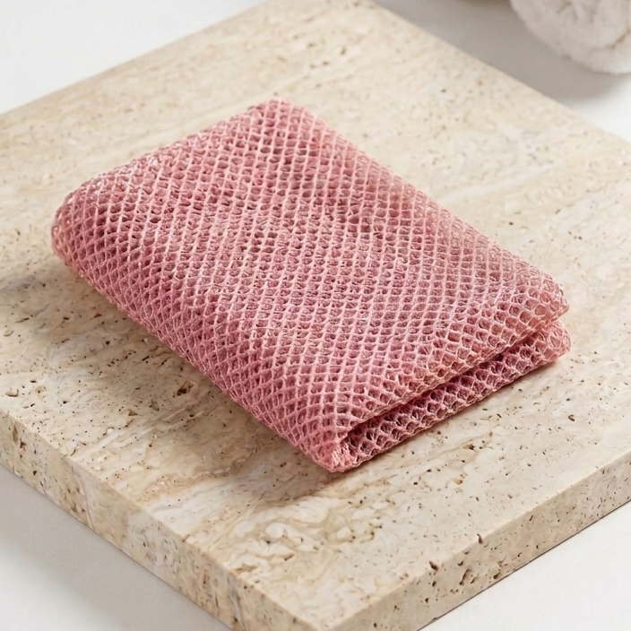 The Silk-Mesh African Sponge الليفه الافريقيه الناعمه ( تساعد على علاج جلد الدجاجه )