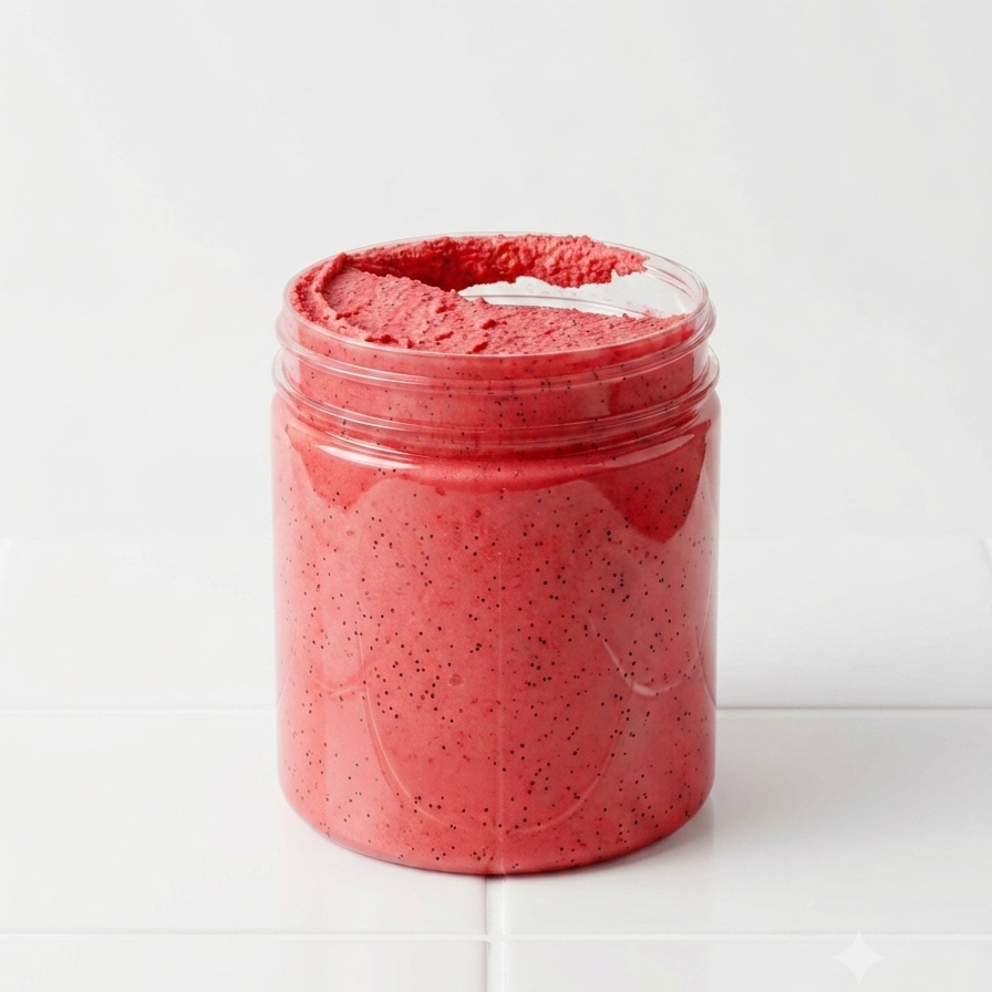 blush berry creamy scrub